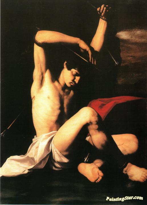 516x720 Saint Sebastian Artwork By Antonio De Bellis Oil Painting Amp Art - Saint Sebastian Painting