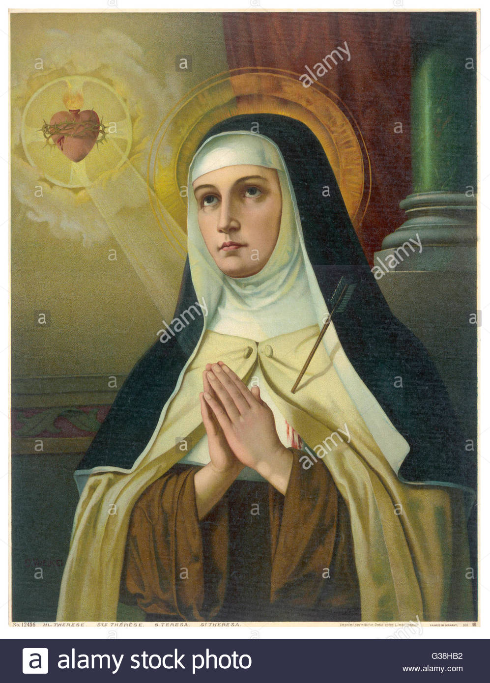 Saint Teresa Painting at PaintingValley.com | Explore collection of ...