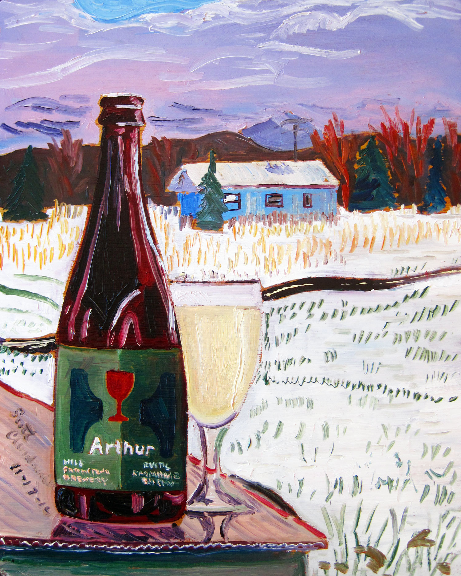 1500x1875 Year Of Beer Paintings Day 321 Real Art Is Better! - Saison Painting