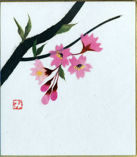 480x550 Suzukatu Rakuten Global Market Stand With Small Pieces - Sakura Flower Painting