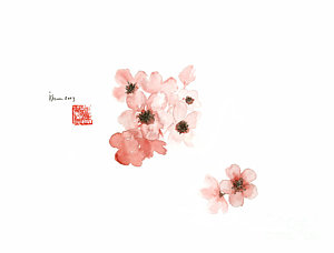 Sakura Flower Painting at PaintingValley.com | Explore collection of ...