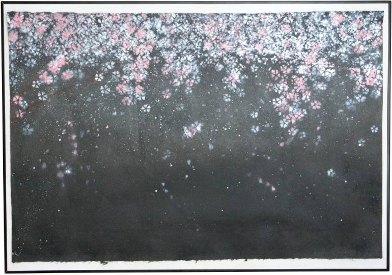 770x540 Saatchi Art Sakura Painting By Tomoya N - Sakura Painting