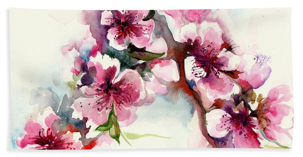 967x500 Sakura - Sakura Painting Watercolor