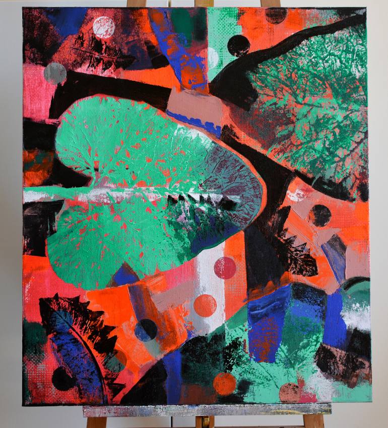 770x848 Saatchi Art Acid Salad. Painting By Viktor Orlov - Salad Painting