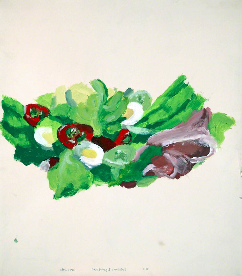 1000x1139 Salad Painting Ii (My Salad) Art Uk - Salad Painting