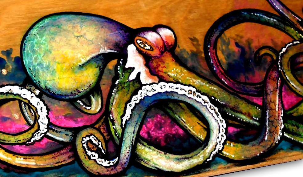 984x575 Salad Shooter Octopus - Salad Painting