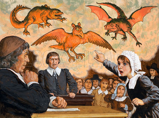 512x381 Historical Articles And Illustrations Blog Archive The Witch - Salem Painting Devils Face