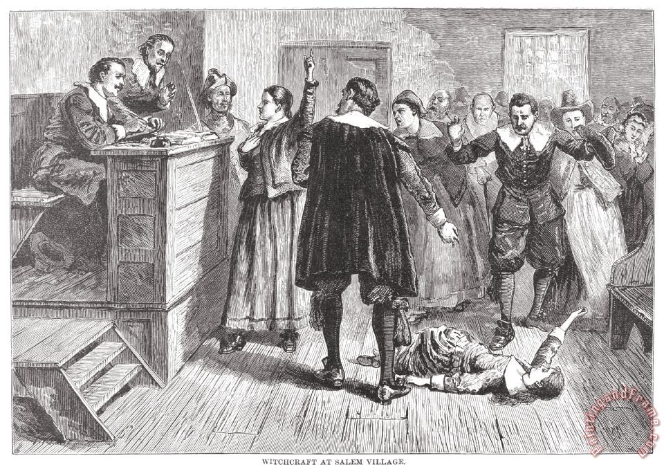 960x678 Others Salem Witch Trials, 1692 Painting - Salem Witch Trial Painting