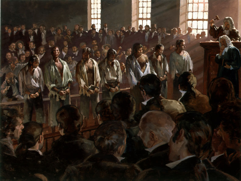 792x595 Pirate Paintings For National Geographic Pt. 6 Muddy Colors - Salem Witch Trial Painting