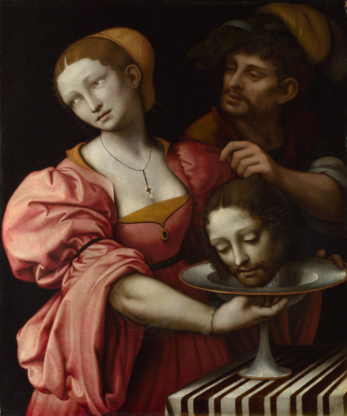 500x600 Salome Painting Giampietrino Oil Paintings - Salome Painting