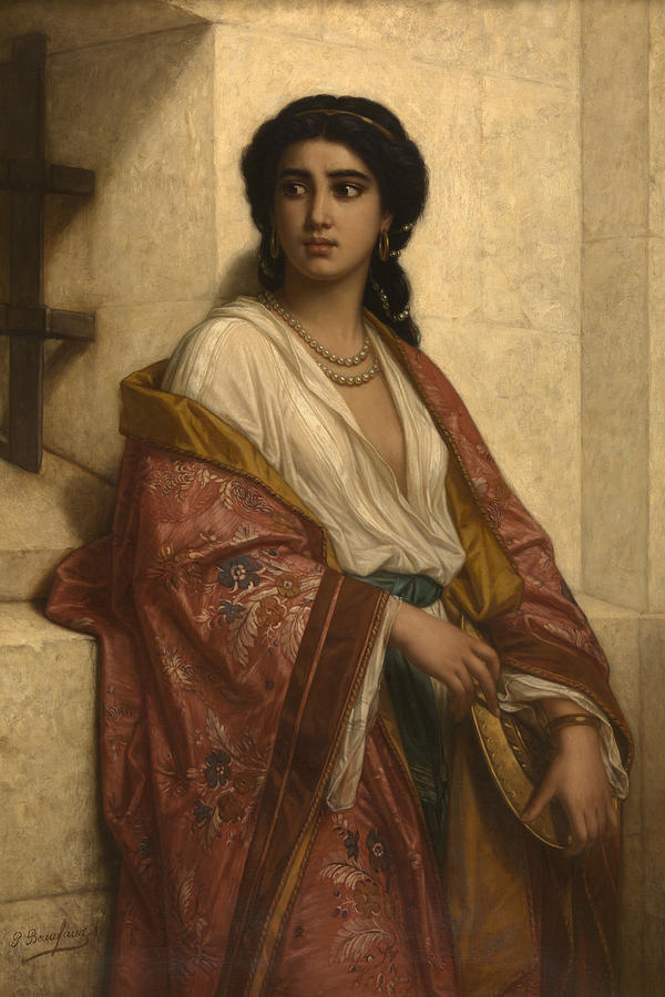 600x900 Salome Painting By Polydore Beaufaux - Salome Painting