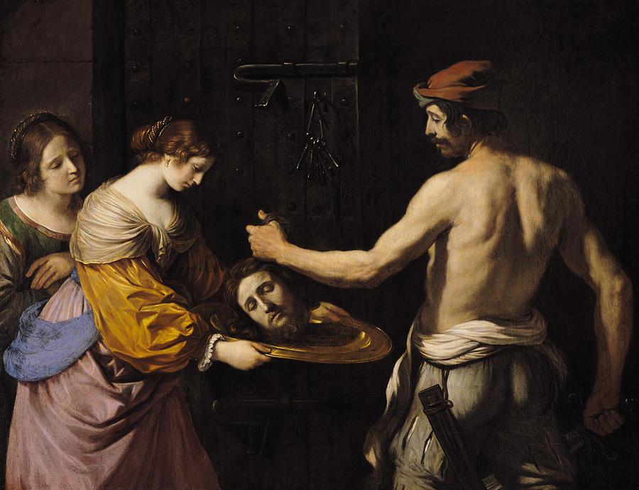 900x690 Salome Receiving The Head Of St John The Baptist Painting By - Salome Painting