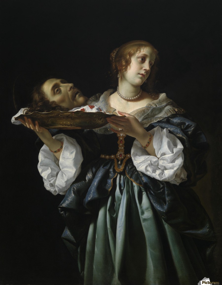 900x1155 Salome With The Head Of Saint John The Baptist - Salome Painting
