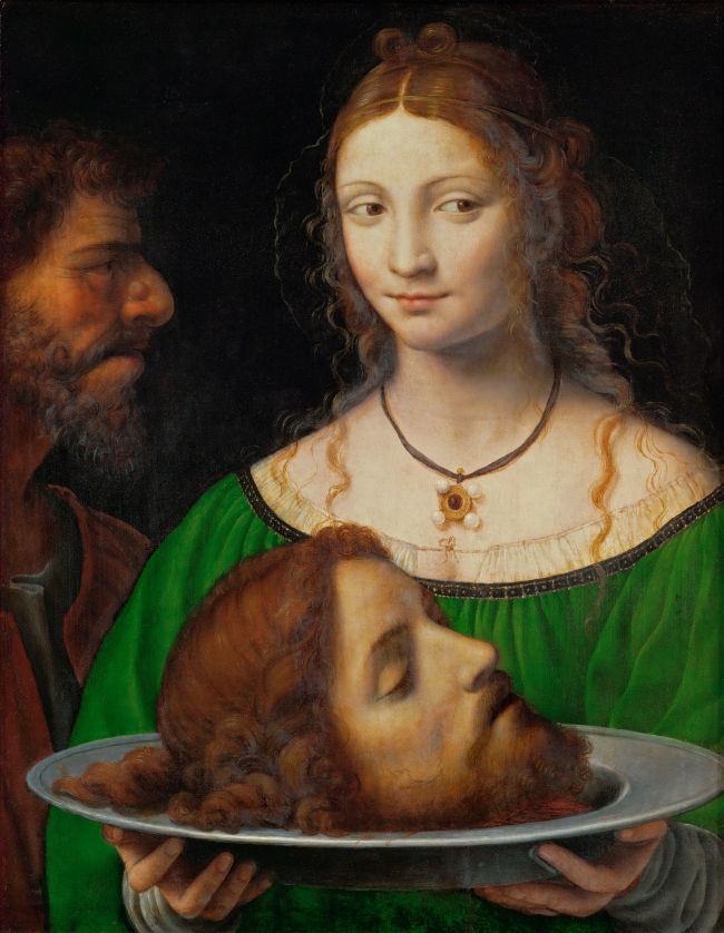 650x838 Salome With The Head Of Saint John The Baptist Painting - Salome Painting