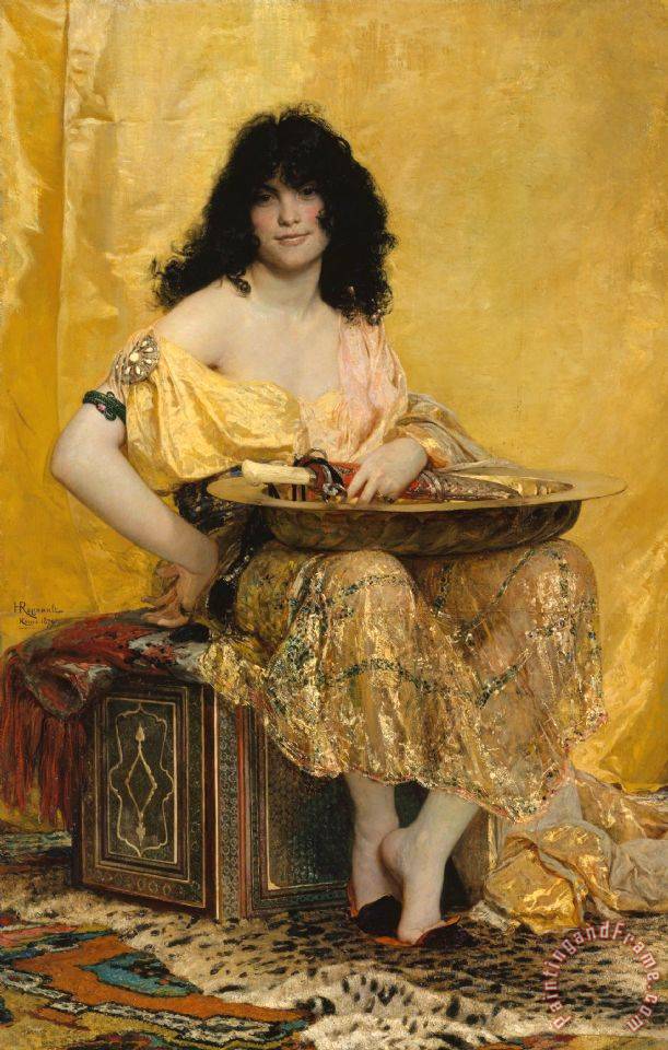 611x960 Henri Regnault Salome Painting - Salome Painting