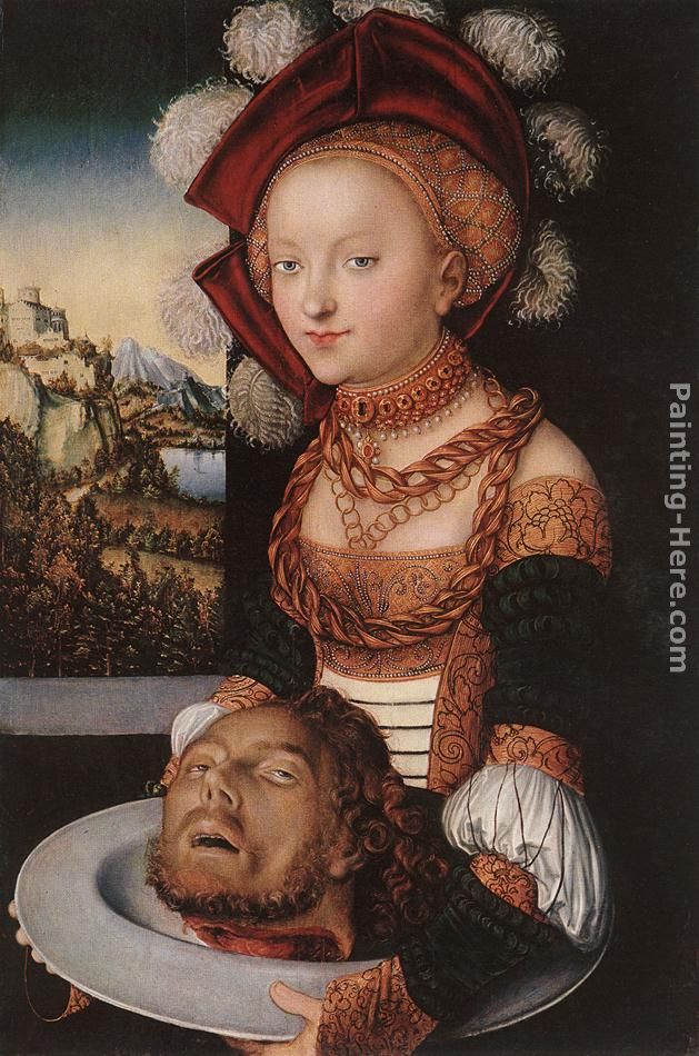 629x950 Lucas Cranach The Elder Salome Painting Anysize 50% Off - Salome Painting