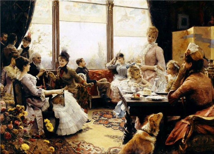 700x505 10 Famous Tea Paintings Rivertea Blogrivertea Blog - Salon Painting