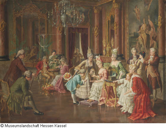 560x430 L. Menasse Painting - Salon Painting