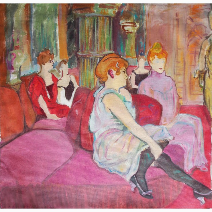 740x740 Toulouse Lautrec's Salon - Salon Painting