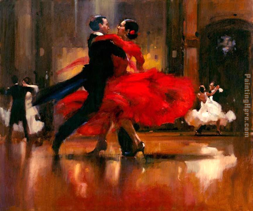864x723 Flamenco Dancer Dance Series Ii Painting Anysize 50% Off - Salsa Dancer Painting