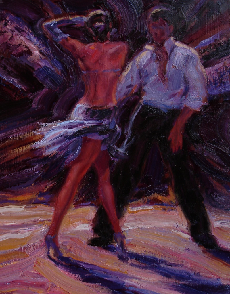 800x1022 Salsa In Greensboro, Winston Salem And High Point - Salsa Dancer Painting
