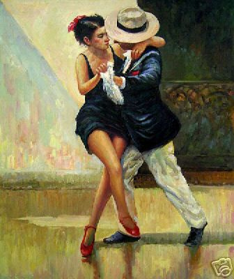 336x400 The Language Of Salsa A Conversation Between Two Equals Jammin - Salsa Dancer Painting