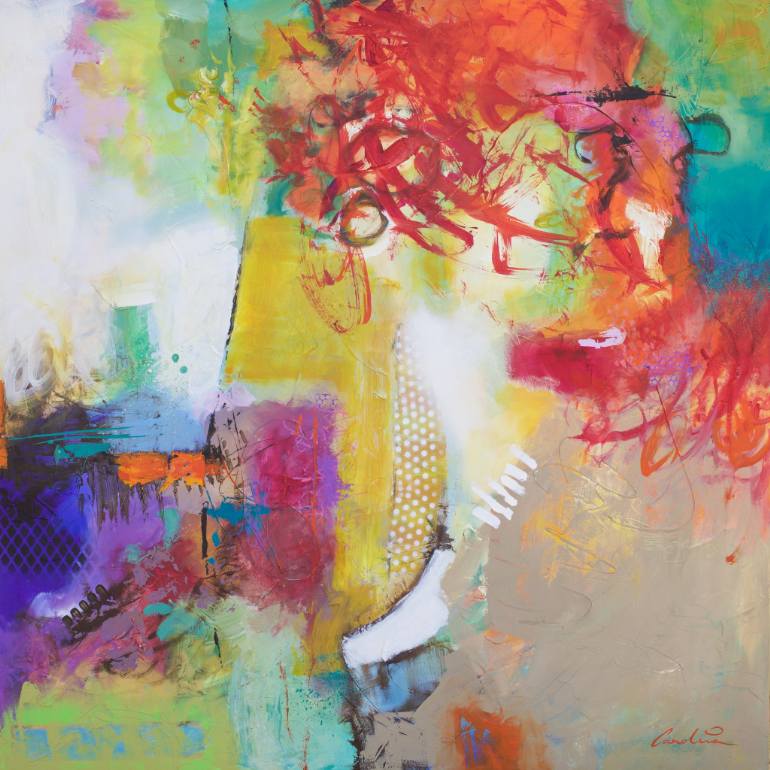 770x770 Saatchi Art Salsa Painting By Carolina Alotus - Salsa Painting
