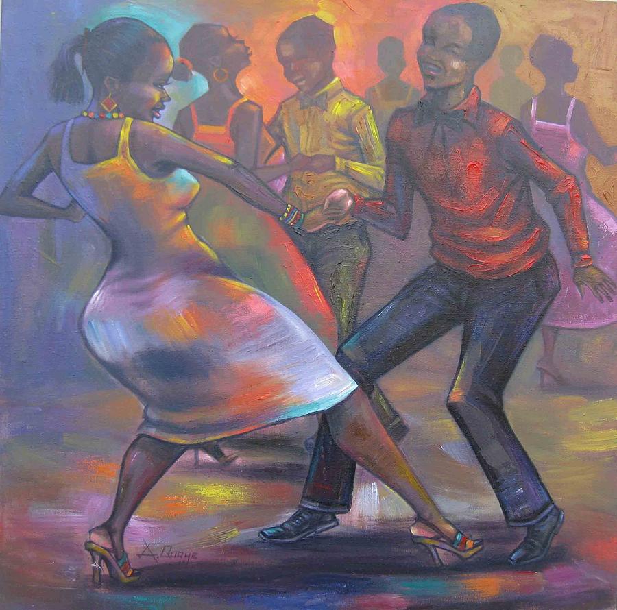 900x890 Salsa Painting By Amakai Quaye - Salsa Painting
