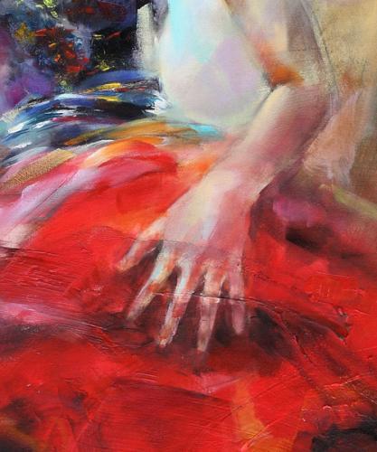 417x500 Scarlet Salsa Bronze Frog Gallery - Salsa Painting