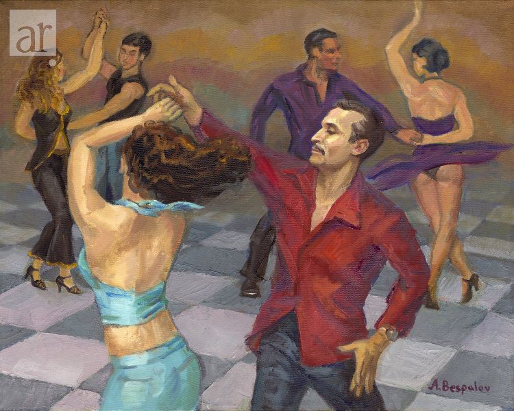 750x600 Smooth Salsa Painting By Espaliv - Salsa Painting