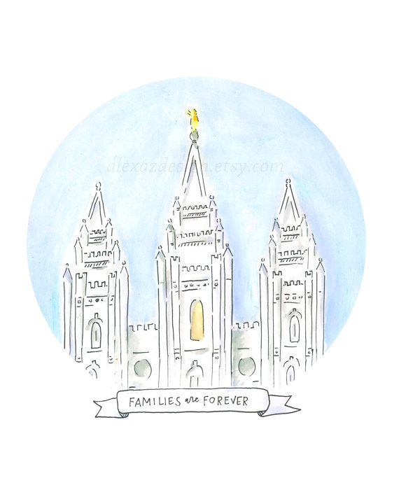 570x713 Salt Lake City Temple - Salt Lake City Temple Painting