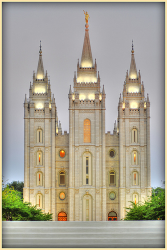 334x500 Photos Temple Study - Salt Lake City Temple Painting