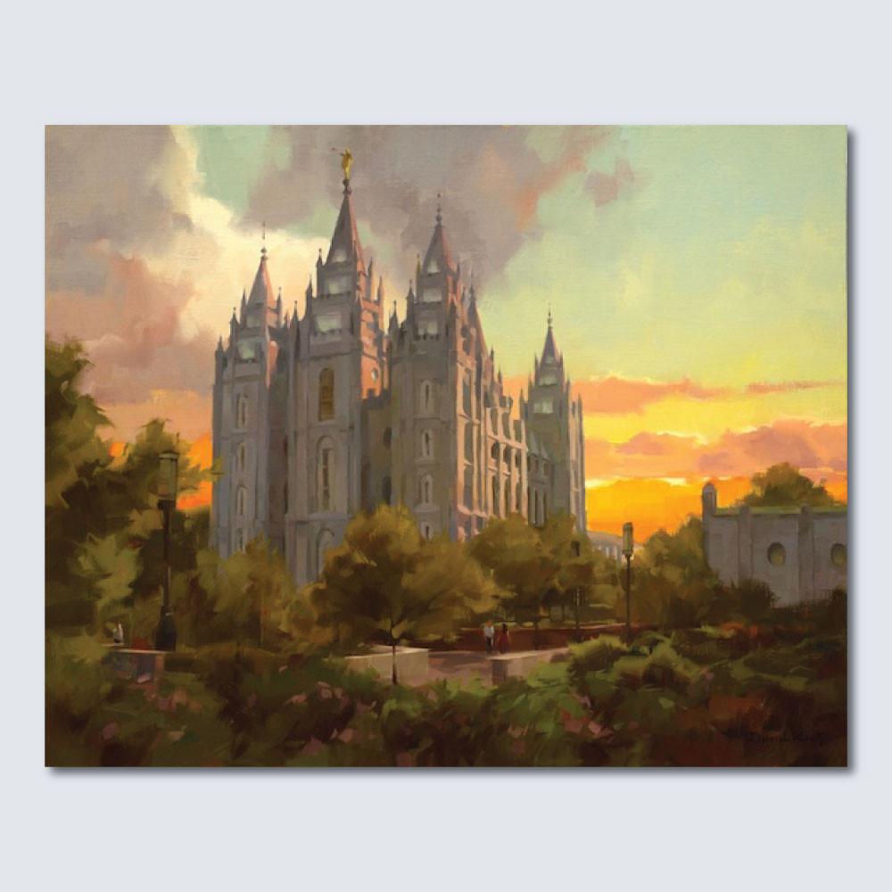 1000x1000 David Koch - Salt Lake Temple Painting