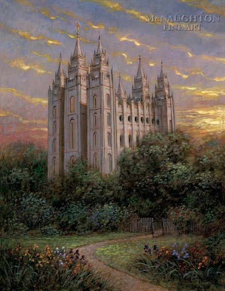 Salt Lake Temple Painting At PaintingValley.com | Explore Collection Of ...