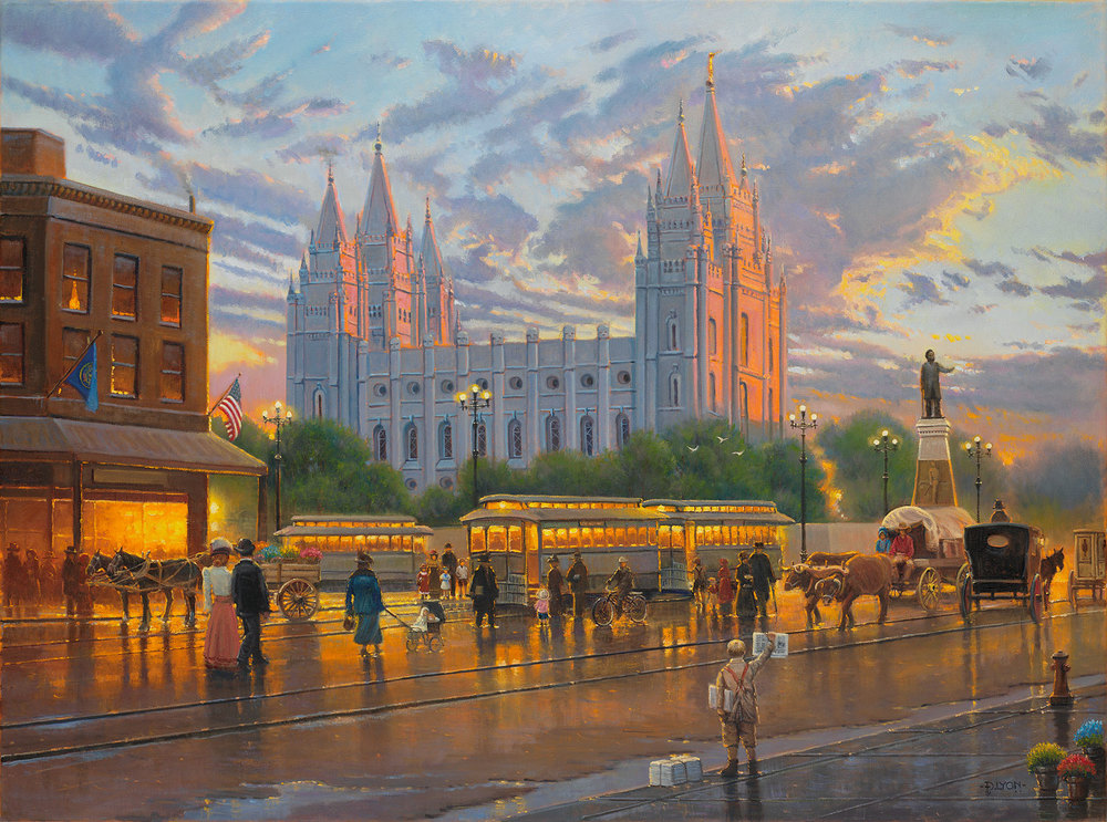 Salt Lake Temple Painting At PaintingValley Com Explore Collection Of   Salt Lake Temple Painting 26 