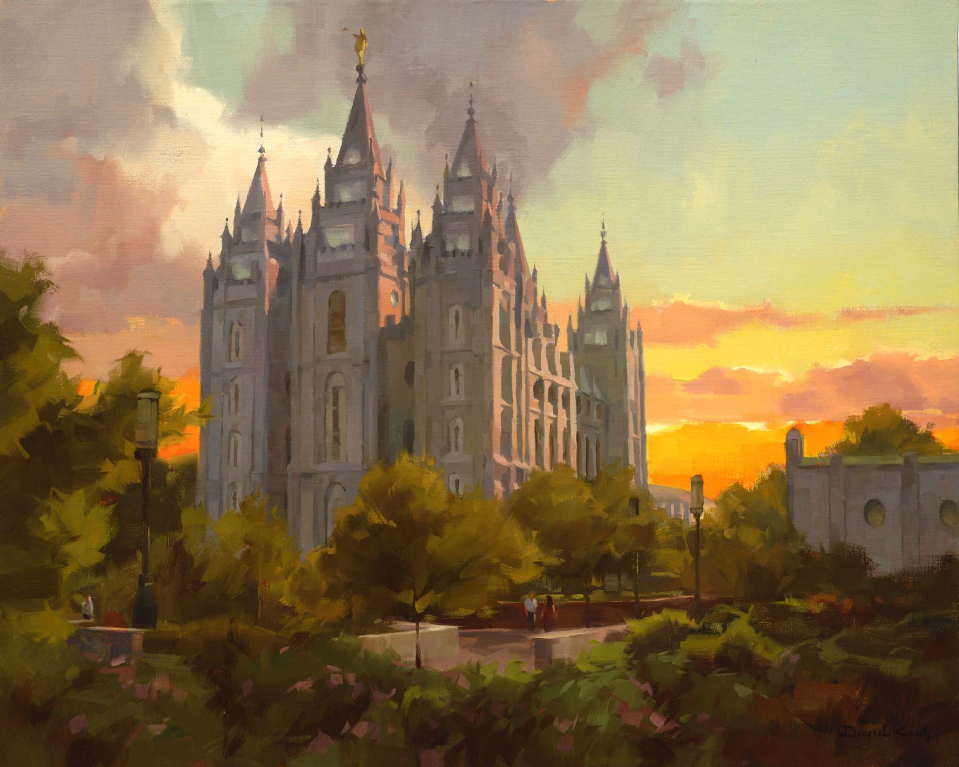 1920x1536 Related Image Art Lds Salt Lake Temple, Temple - Salt Lake Temple Painting