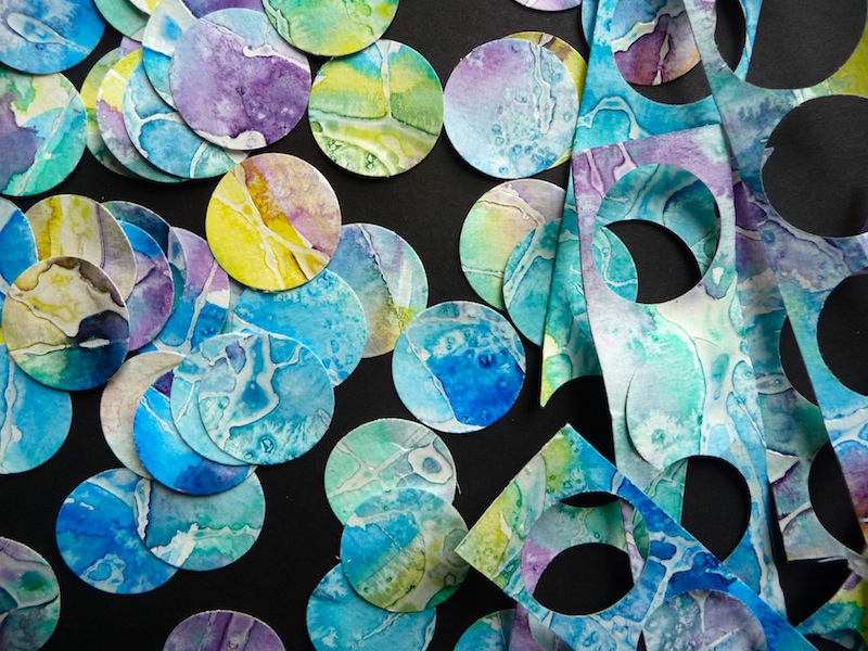 800x600 Watercolour Painting With Salt And Glue Artclubblog - Salt Water Painting