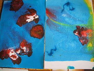 320x240 Almost Like Ebru Salt Water Painting Painting Inspiration - Salt Water Painting