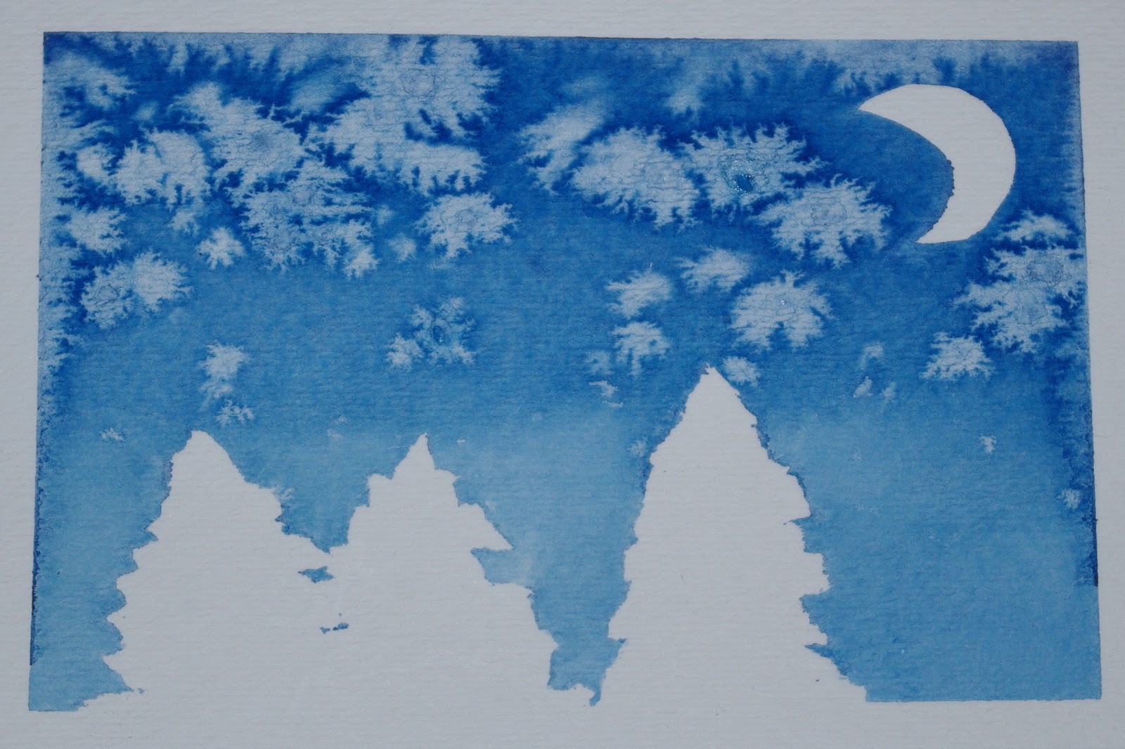 1600x1066 Passengers On A Little Spaceship The Magic Of Salt In Watercolor - Salt Water Painting