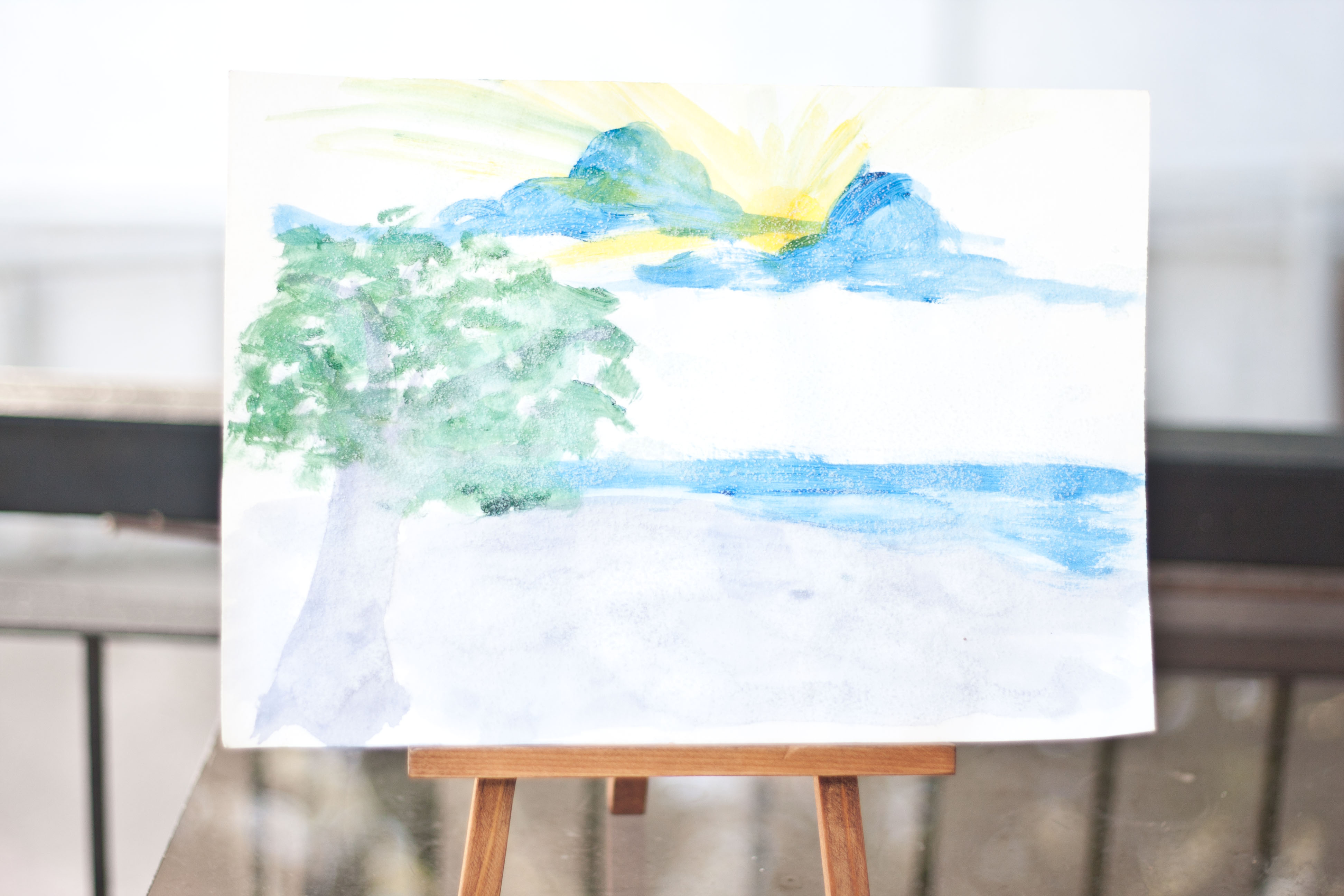 3888x2592 How To Make A Water Colour Salt Painting 7 Steps (With Pictures) - Salt Water Painting