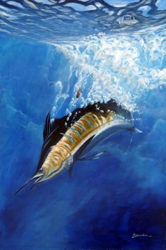 236x354 Fantasy Slam By Terry Fox - Saltwater Fish Painting