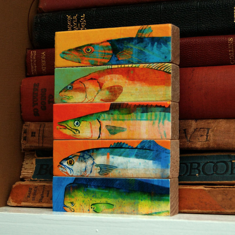 800x800 Fish Sticks - Saltwater Fish Painting