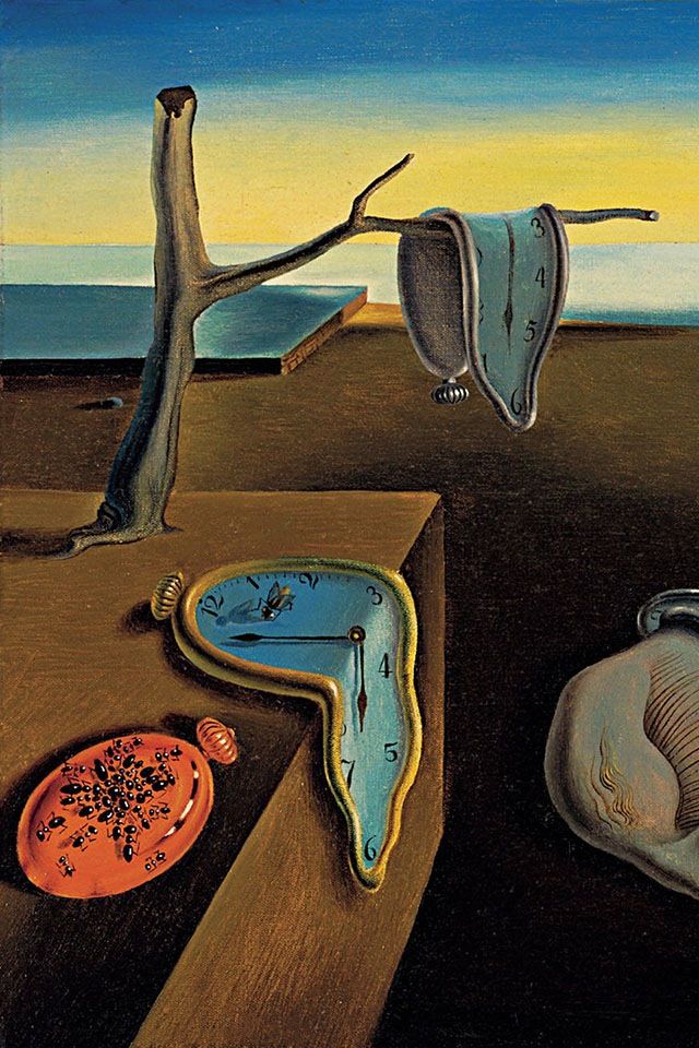 Salvador Dali Clock Painting at PaintingValley.com | Explore collection