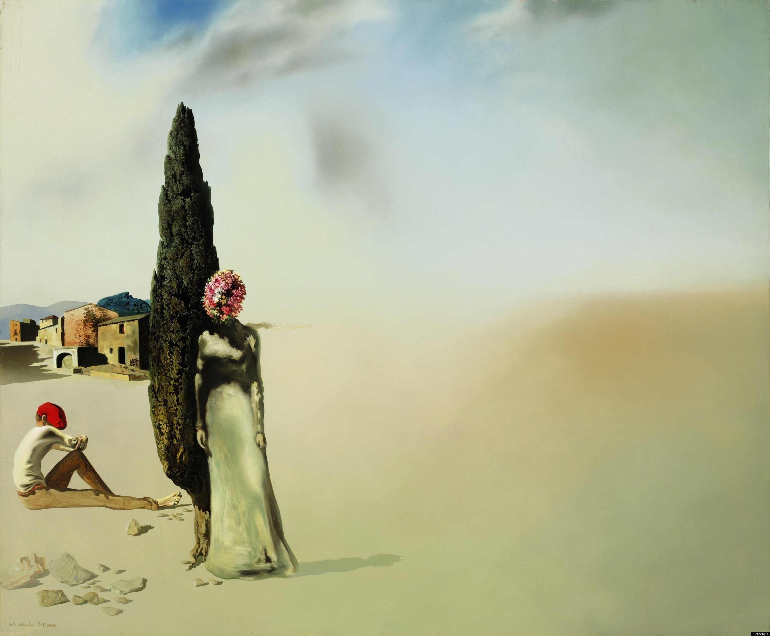 2699x2230 Salvador Dali Masterpiece Printemps Necrophilique Expected - Salvador Dali Desert Painting