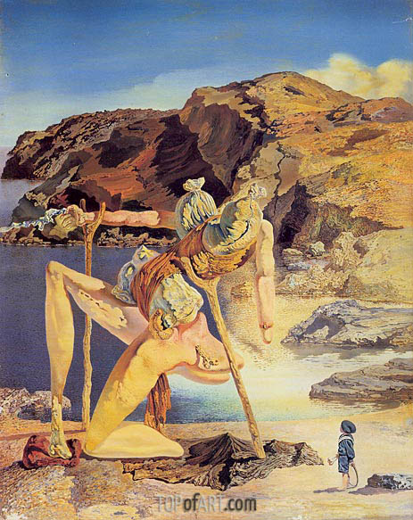 463x583 The Specter Of Sex Appeal Dali Painting Reproduction 3406 - Salvador Dali Gala Painting