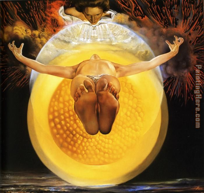 700x665 Salvador Dali Ascension Painting Anysize 50% Off - Salvador Dali Painting