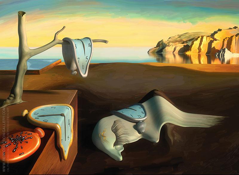 800x589 The Persistence Of Memory By Salvador Dali - Salvador Dali Painting
