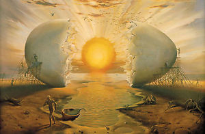 300x196 Framed Print - Salvador Dali Painting