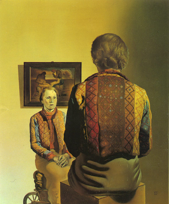580x700 Portrait Of Gala, 1935 - Salvador Dali Portrait Painting