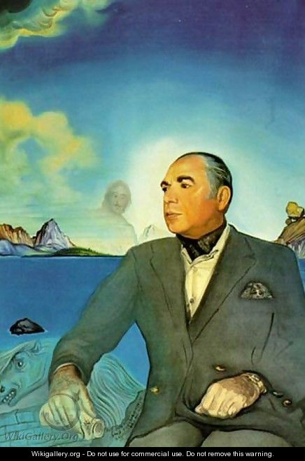 436x660 Portrait Of John Theodoracopoulos - Salvador Dali Portrait Painting